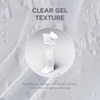 Refect Beauty SKIN1004 Centella Tone Brightening Cleansing Gel Foam tube with soft lather against clear gel background