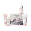 Refect Beauty SKIN1004 Centella Poremizing travel skincare kit featuring cleanser, toner, ampoule, and gel cream bottles.