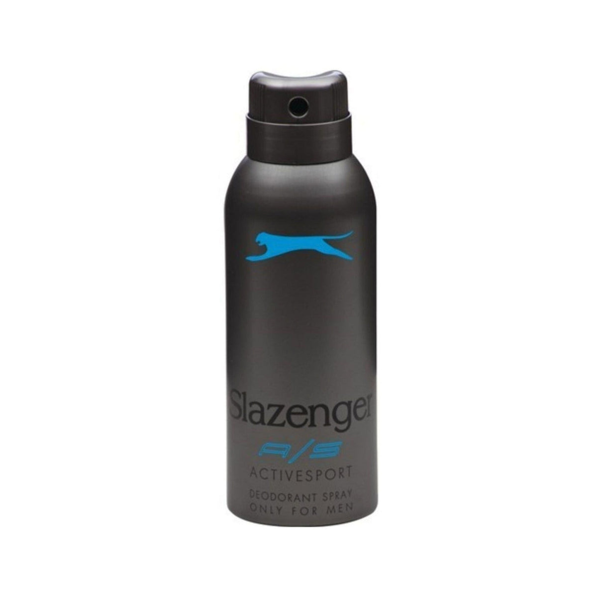 Refect Beauty Slazenger Active Sport Blue deodorant spray for men in a black canister with a blue logo