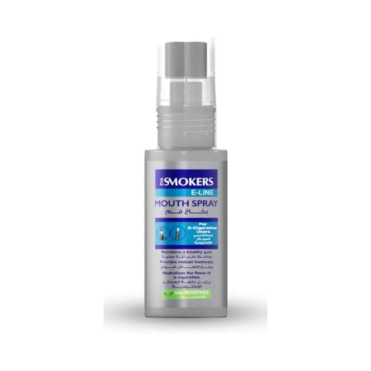 Refect Beauty Eva Smokers mouth spray bottle with menthol for instant breath freshening and odor neutralization