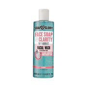 Refect Beauty Soap & Glory Face Soap and Clarity Vitamin C facial wash in a 350ml turquoise bottle