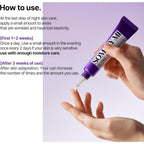 Refect Beauty Some By Mi Retinol Intense eye cream being applied to a finger for anti-aging skincare routine