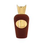 Refect Beauty Sospiro Il Padrino Eau de Parfum in a brown velvet bottle with a gold cap and elegant label