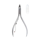 Refect Beauty Kiss stainless steel cuticle nipper with full jaw design and protective cap for precise nail care