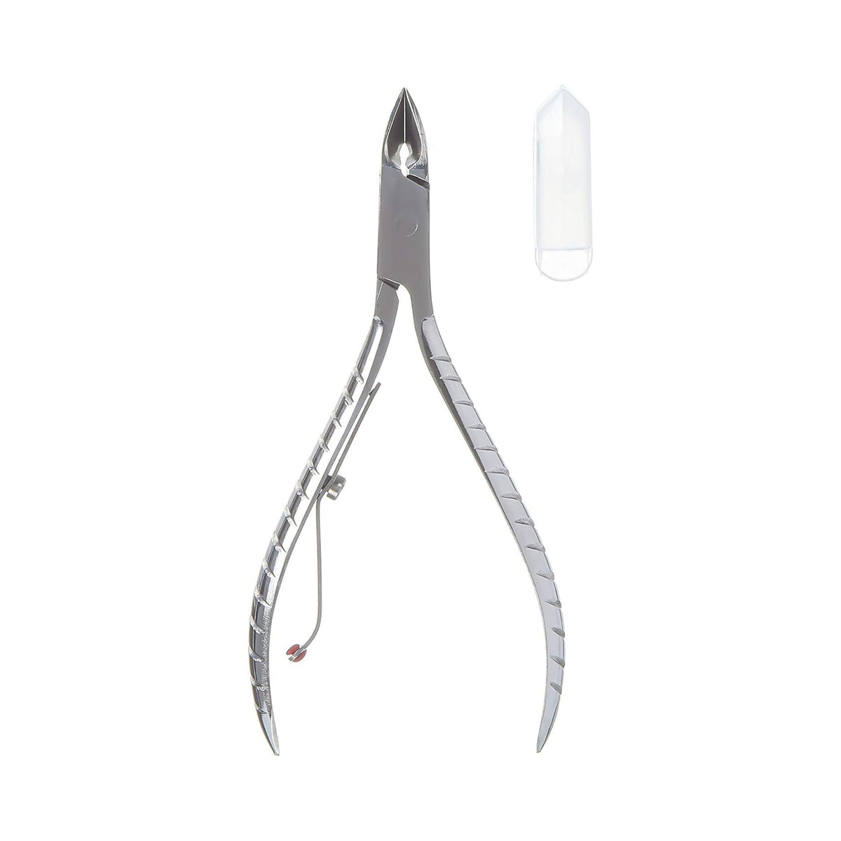 Refect Beauty Kiss stainless steel cuticle nipper with full jaw design and protective cap for precise nail care