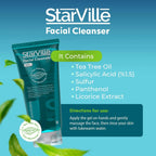 Refect Beauty StarVille facial cleanser gel for acne-prone skin with tea tree oil and salicylic acid in a tube