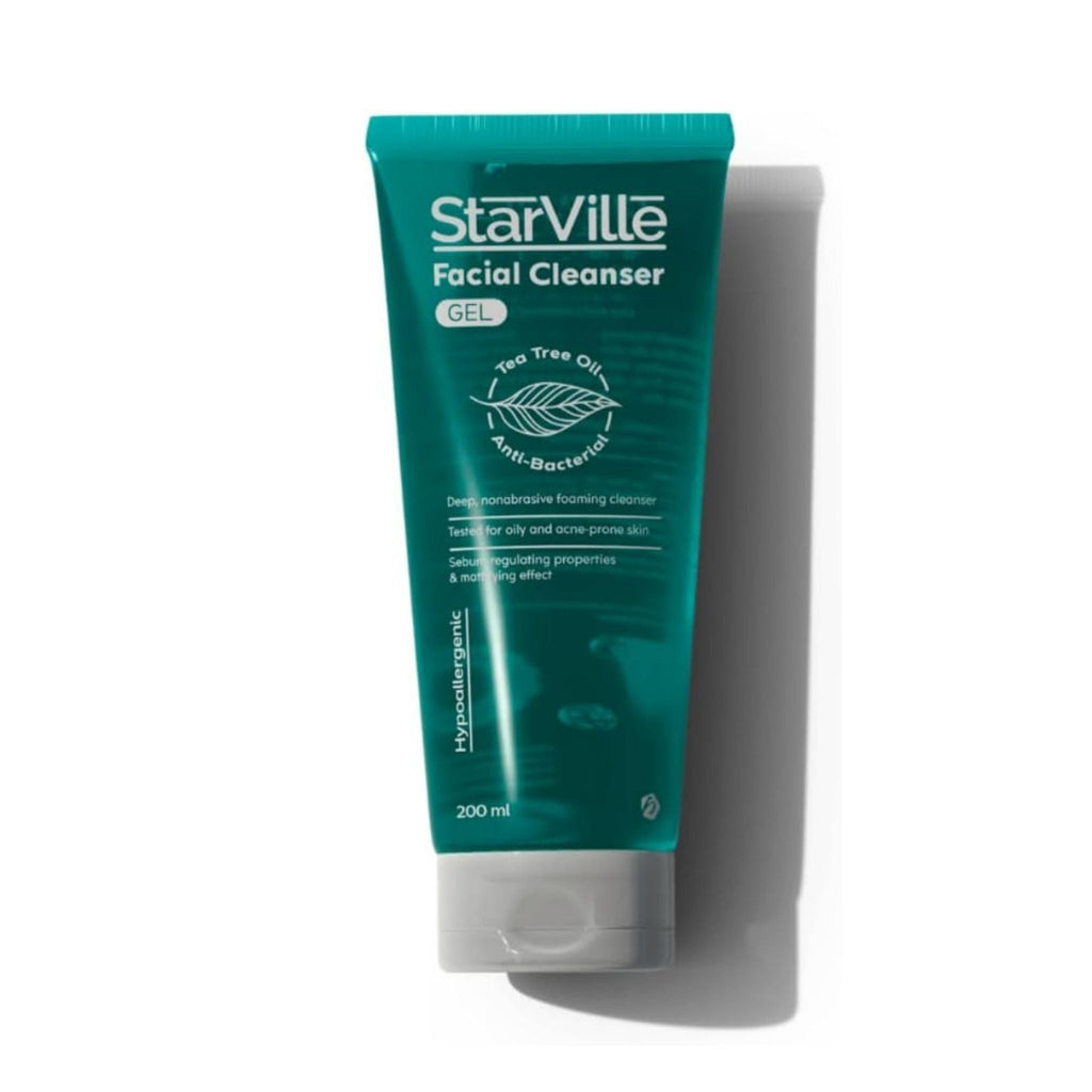 Refect Beauty StarVille facial cleanser gel for acne-prone skin in a teal 200ml squeeze tube
