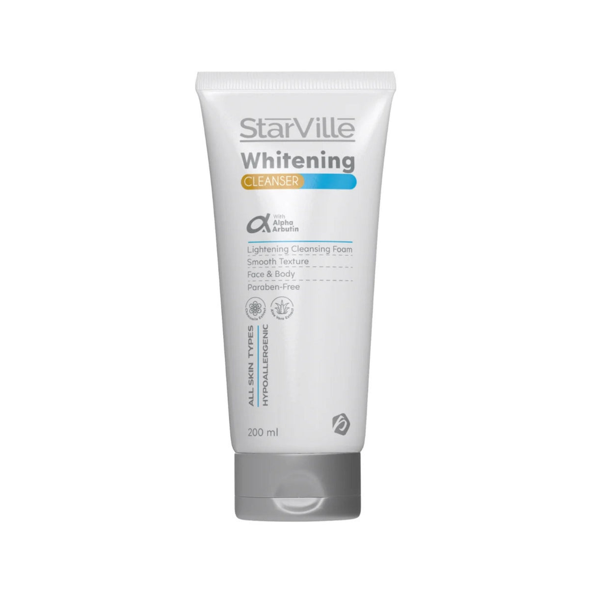 Refect Beauty StarVille Whitening Facial Cleanser in a 200ml white squeeze tube for all skin types
