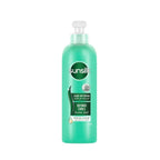 Refect Beauty Sunsilk Defined Curls leave-in hair cream in a green pump bottle for curly and wavy hair styling