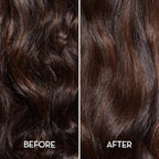 Refect Beauty Sunsilk Strength & Shine leave-in cream showing before and after results on dark wavy hair