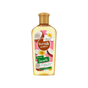 Refect Beauty Sunsilk Oil Blooms Give Me Smooth hair oil bottle with coconut and monoi flower design