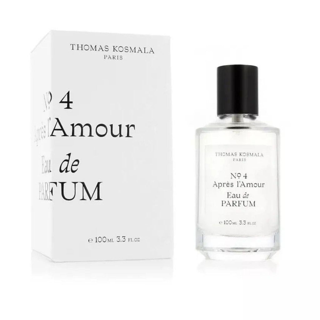 Refect Beauty Thomas Kosmala No. 4 Après l’Amour Eau de Parfum bottle and white packaging box