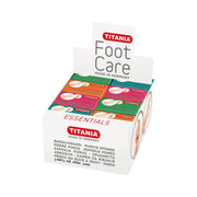 Refect Beauty display box containing multiple Titania pumice stone nail care tools for manicure and pedicure routines.