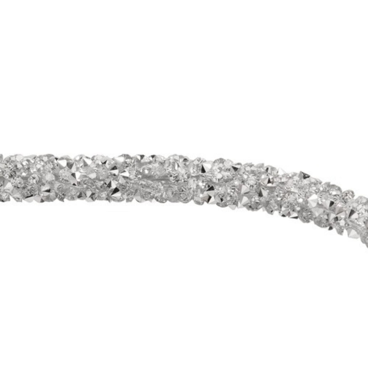 Refect Beauty Titania Sortette silver glitter hair styling accessory with a textured, sparkling finish