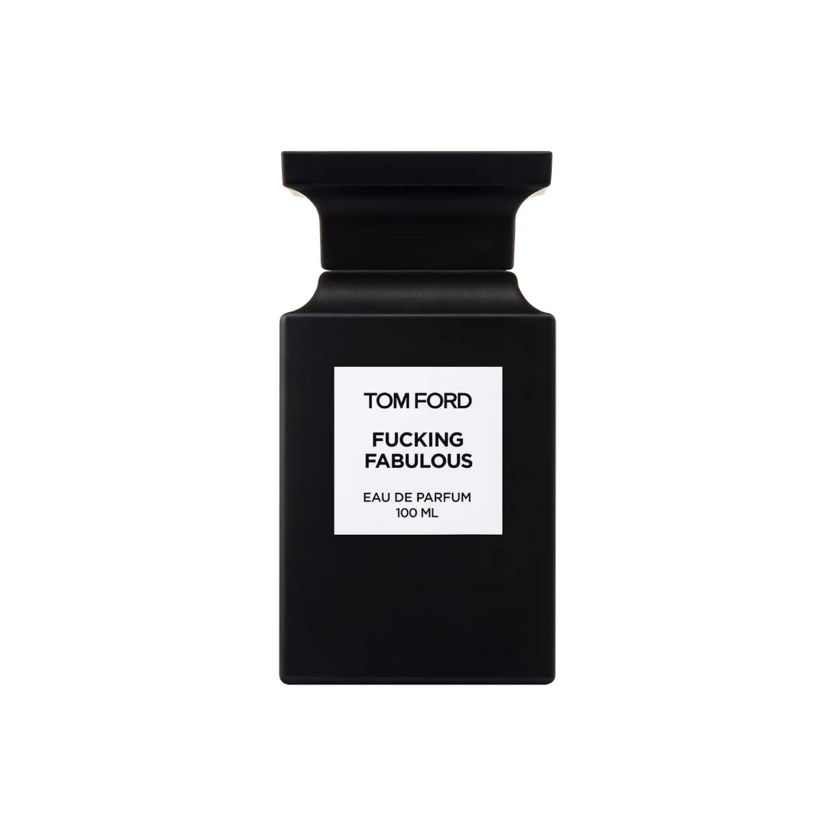 Refect Beauty Tom Ford Fucking Fabulous Eau de Parfum in a sleek matte black 100ml bottle with a white label.