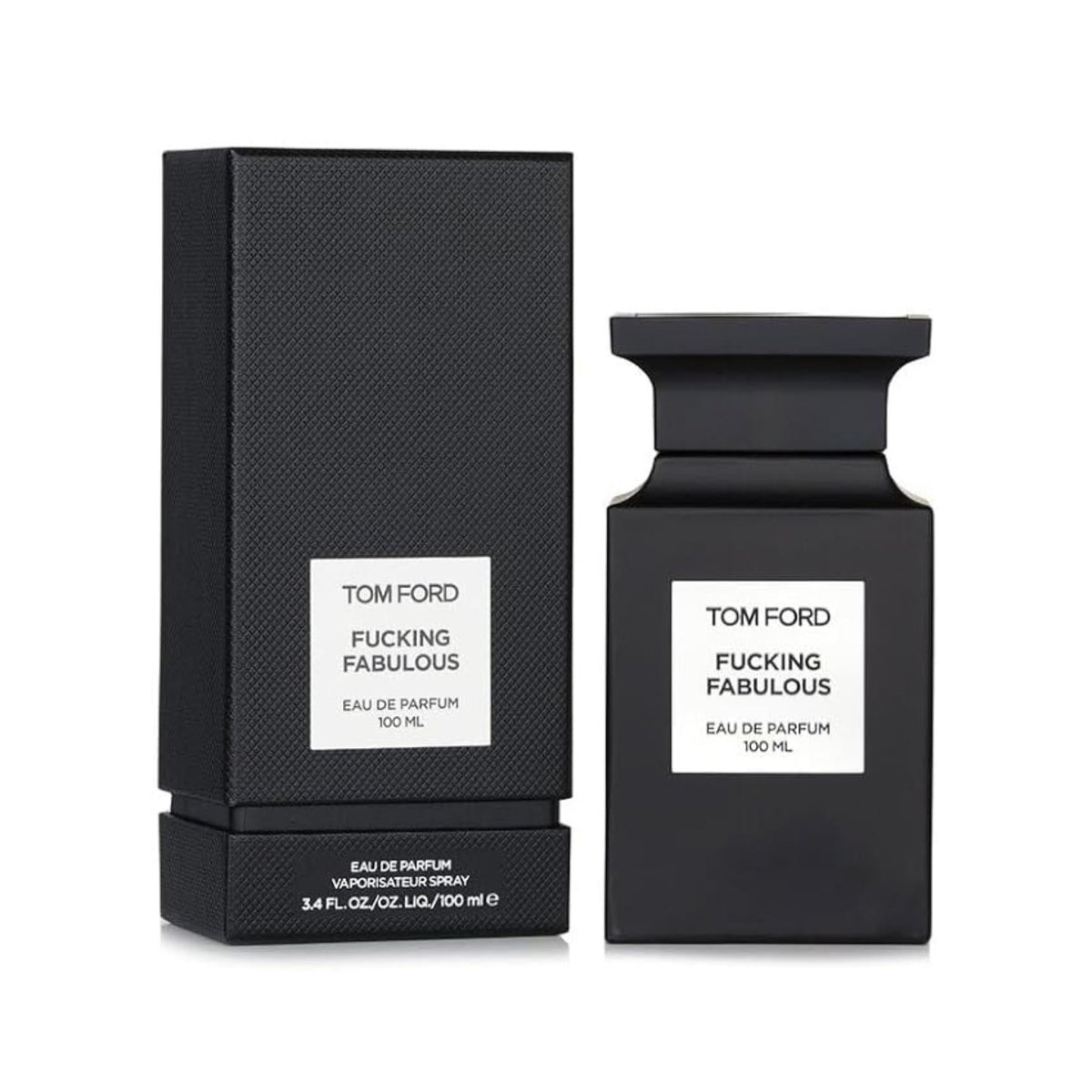 Refect Beauty Tom Ford Fucking Fabulous Eau de Parfum 100ml bottle and black textured presentation box