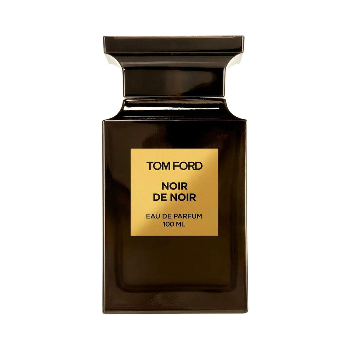 Refect Beauty Tom Ford Noir de Noir Eau de Parfum in a signature dark glass bottle with a gold label.