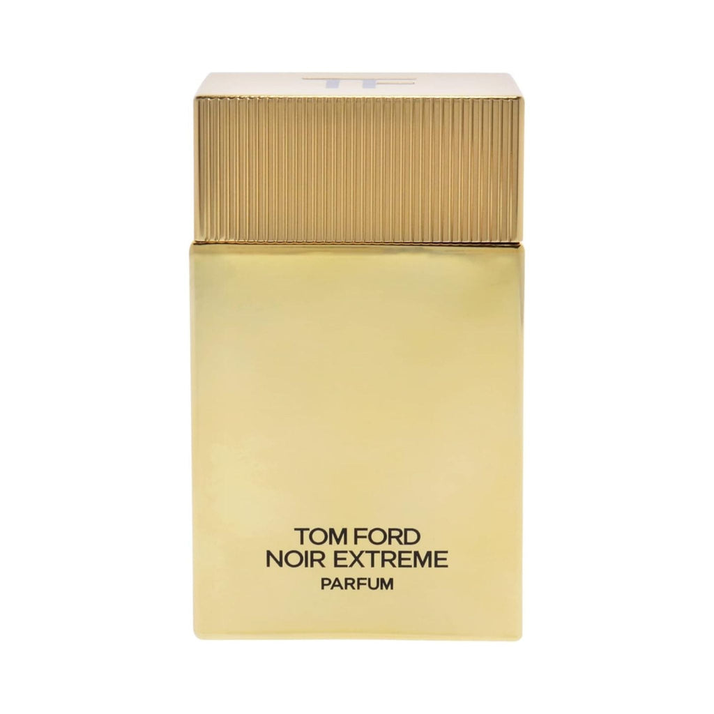 Refect Beauty Tom Ford Noir Extreme Parfum in a sleek gold bottle with a ribbed cap, a luxurious oriental fragrance.