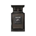 Refect Beauty Tom Ford Oud Wood Eau de Parfum in a sleek, dark glass bottle with a signature square cap.