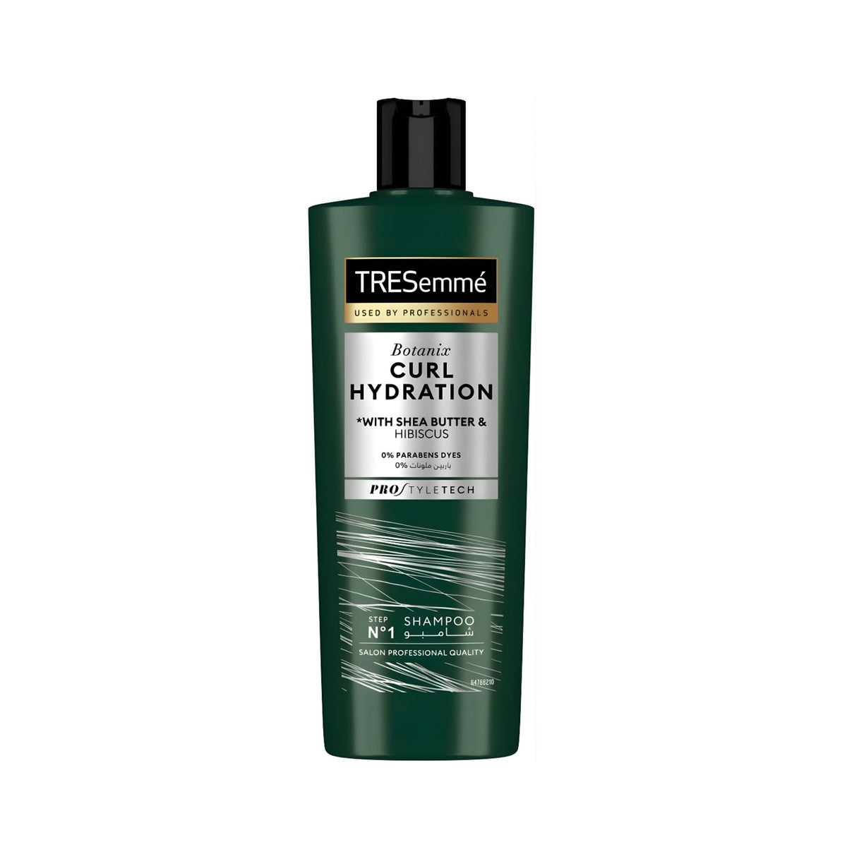 Refect Beauty Tresemme Botanix Curl Hydration Shampoo bottle with shea butter and hibiscus for curly hair