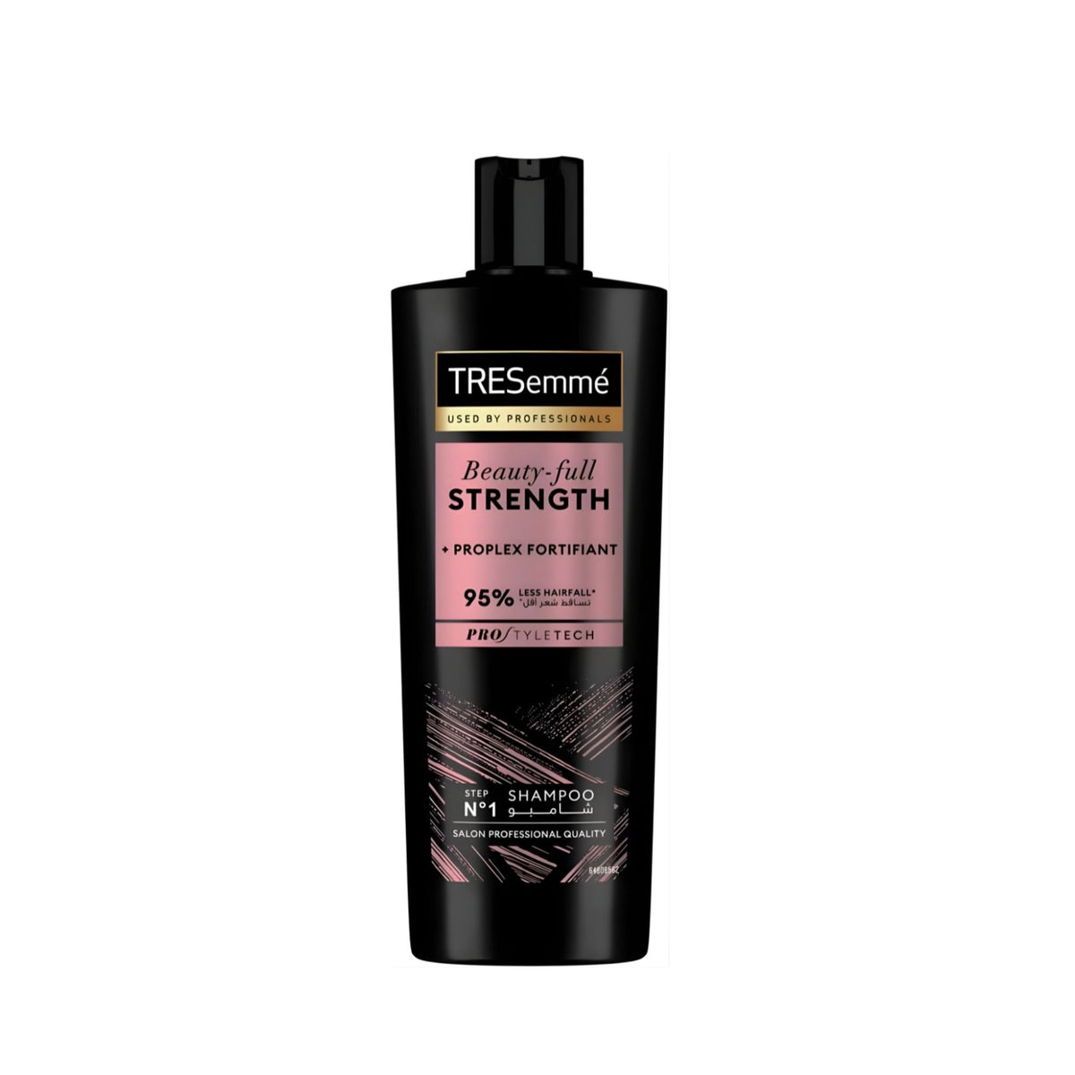 Refect Beauty Tresemme Beauty-full Strength shampoo bottle for reducing hair fall and strengthening hair strands.