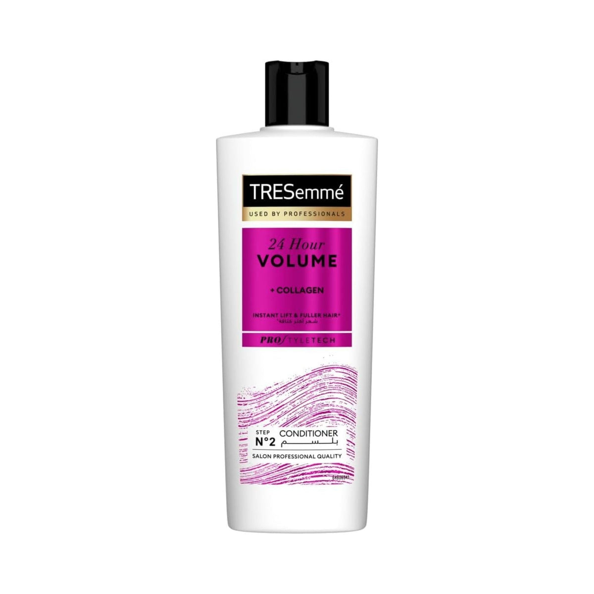 Refect Beauty TRESemmé 24-Hour Body Volume & Strength Conditioner bottle for fine hair with collagen