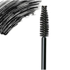 Refect Beauty Golden Rose Ultra Volume X4 mascara wand with a black volumizing brush and a swatch of intense black ink
