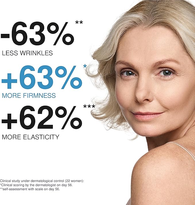 Refect Beauty Uriage Age Lift serum results showing improved skin firmness, elasticity, and reduced wrinkles on a woman