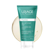 Refect Beauty Uriage Hyséac cleansing gel tube for oily and acne-prone skin in a teal 150ml squeeze bottle