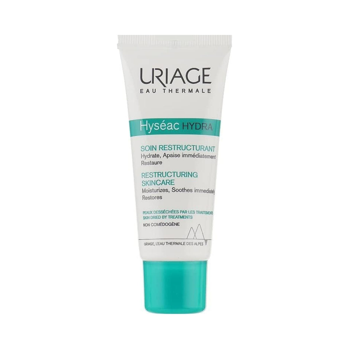 Refect Beauty Uriage Hyséac Restructuring Skincare tube for oily and acne-prone skin with teal accents.