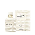 Refect Beauty Valentino Born In Roma Uomo Ivory Eau de Toilette bottle and box with iconic stud design