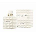 Refect Beauty Valentino Born In Roma Donna Ivory eau de parfum bottle with signature stud texture and matching box