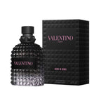 Refect Beauty Valentino Uomo Born In Roma eau de toilette bottle and black studded box packaging