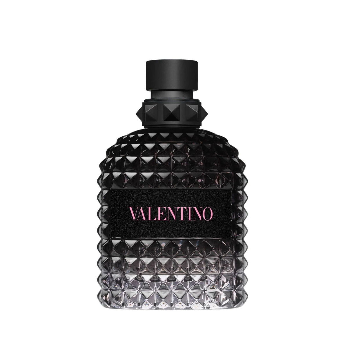 Refect Beauty Valentino Uomo Born In Roma eau de toilette in a signature black studded glass bottle.