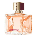 Refect Beauty Valentino Voce Viva Eau de Parfum Intense in a square glass bottle with a gold and burgundy cap