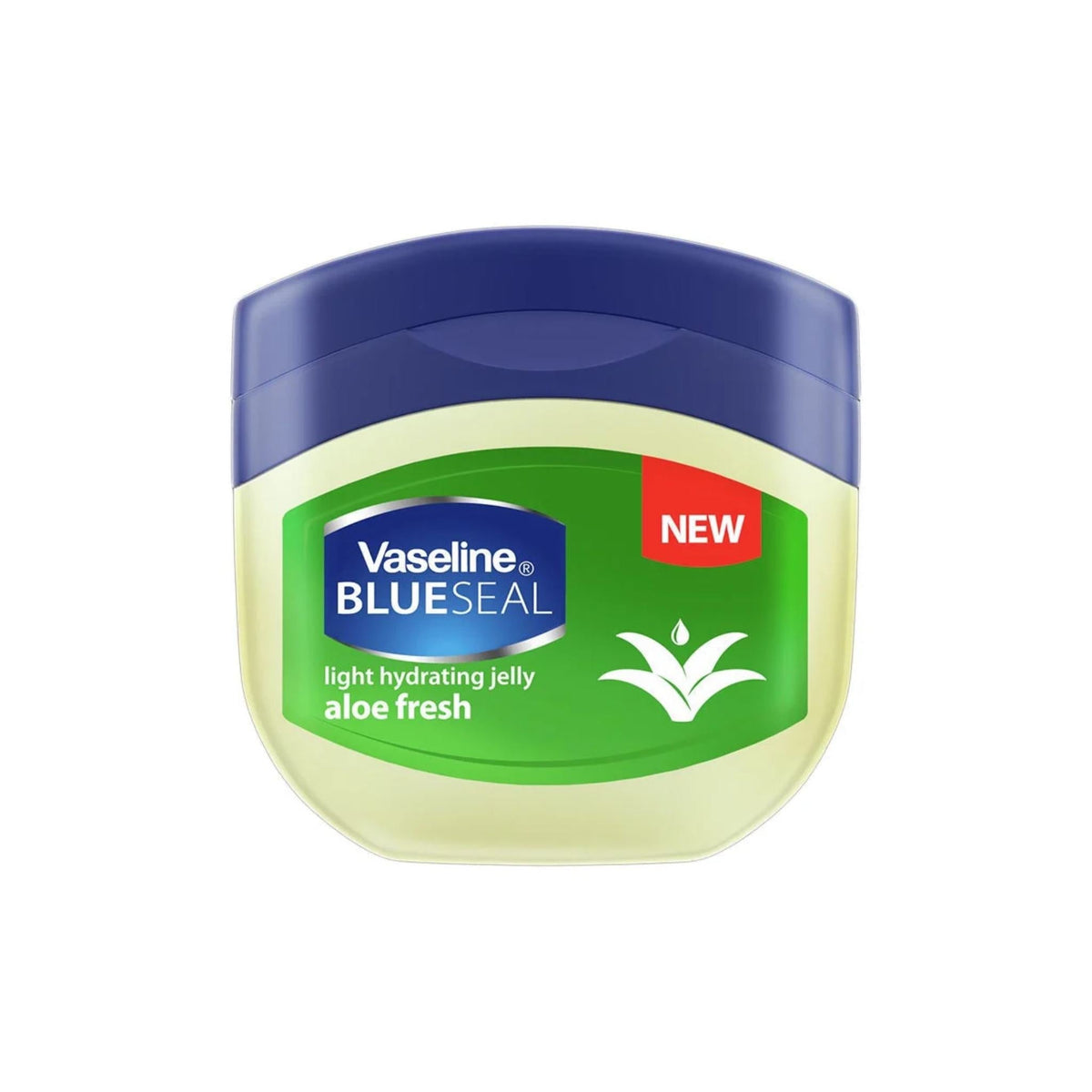 Refect Beauty Vaseline Aloe Fresh light hydrating jelly in a green and blue jar for refreshing skin moisture.