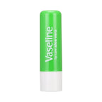 Refect Beauty Vaseline Aloe Vera lip balm stick in a bright green tube for soothing and moisturizing dry lips.