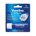 Refect Beauty Vaseline Lip Therapy Original moisturizing lip balm stick in blue packaging for dry chapped lips