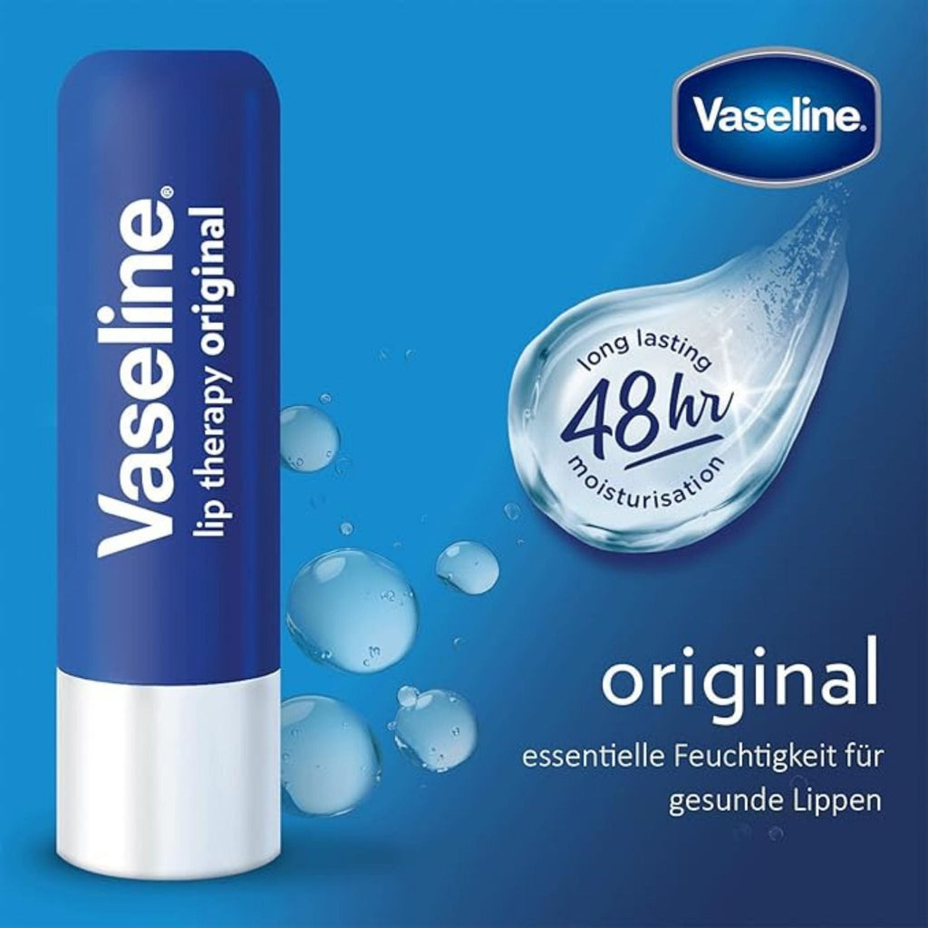 Refect Beauty Vaseline Lip Therapy Original moisturizing lip balm stick for dry and chapped lips