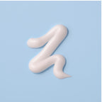 Refect Beauty Vaseline Essential Healing body lotion cream texture swatch on a light blue background