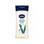Refect Beauty Vaseline Intensive Care Sensitive Skin Relief Body Gel Oil in a clear 200ml bottle with a blue cap.