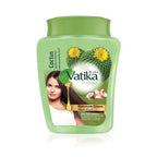 Refect Beauty Vatika Hammam Cream with cactus, garlic, and coconut for hair fall control in a green jar.