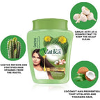 Refect Beauty Vatika Hammam Cream with cactus, garlic, and coconut for hair strengthening and moisture replenishment.