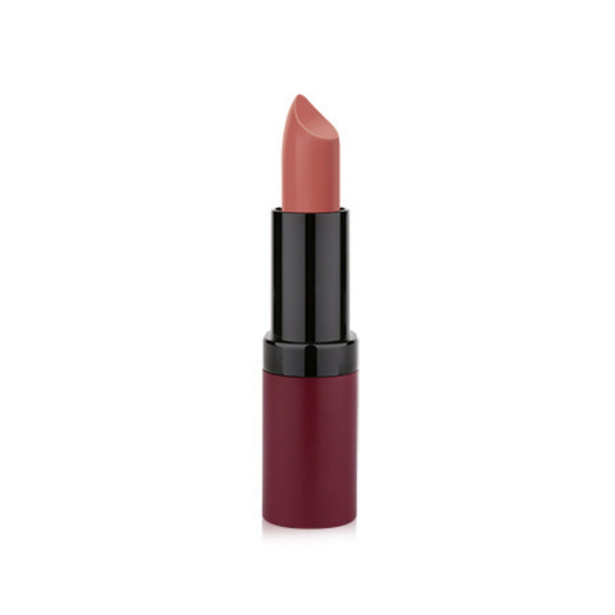 Refect Beauty Golden Rose Velvet Matte Lipstick in a dusty rose shade with a sleek dark red casing. 31