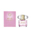 Refect Beauty Versace Bright Crystal Parfum bottle and pink box featuring a crystal-inspired cap and floral scent.