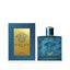 Refect Beauty Versace Eros Parfum bottle and box featuring iconic Medusa head emblem and blue geometric Greek key design