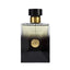 Refect Beauty Versace Oud Noir Eau de Parfum in a sleek black and gold glass bottle with Medusa logo emblem