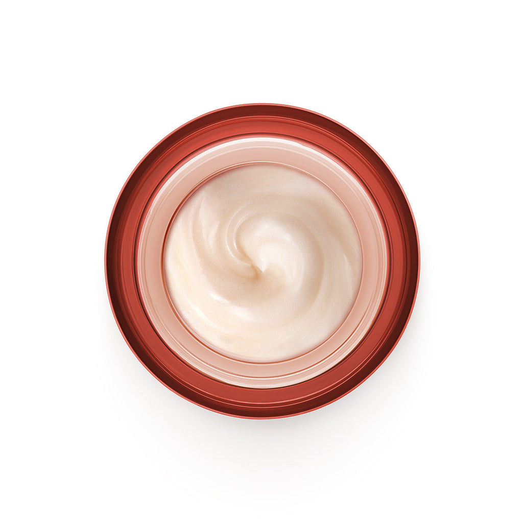 Refect Beauty Vichy Liftactiv Collagen Specialist anti-aging face cream in an open red jar with a swirled texture