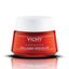 Refect Beauty Vichy Liftactiv Collagen Specialist anti-aging face cream in a red glass jar with a white lid.