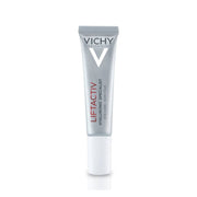 Refect Beauty Vichy Liftactiv Eyes Supreme anti-aging eye cream in a silver squeeze tube for wrinkles and dark circles